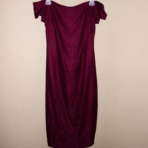 Guess Maroon Homecoming dress